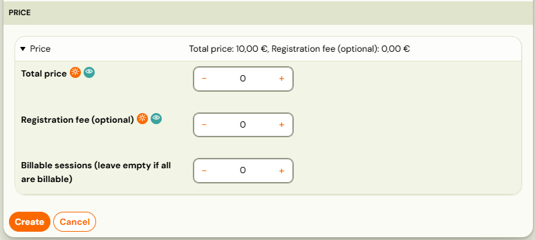 Class price override