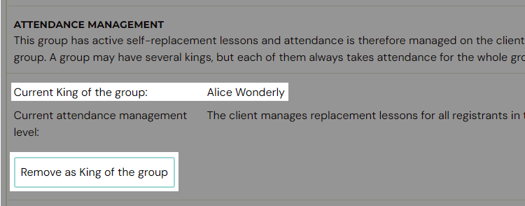 Screenshot — king of a group