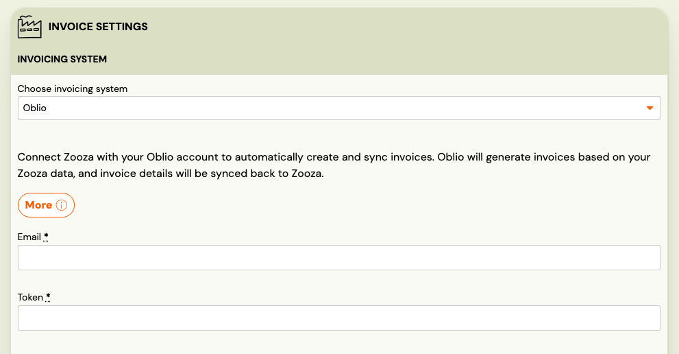 Screenshot — oblio invoices